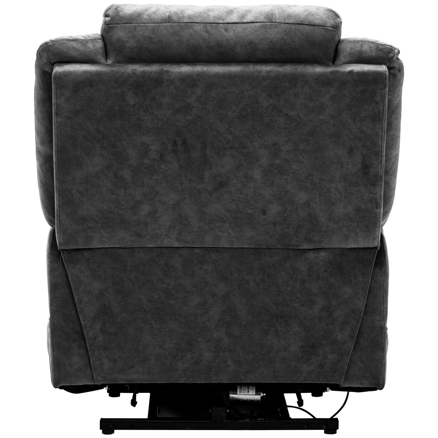 Electric Recliner Massage Chair with Heating and USB Ports, Side Pockets - Grey